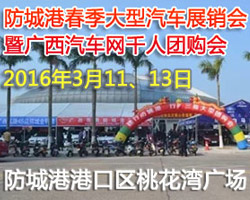 2016廣西汽車網(wǎng)（防城港）千人團購車展