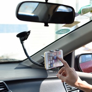 【硞寶】多功能車載手機(jī)支架車用吸盤式iPhone6支架蘋果通用汽車導(dǎo)航架子