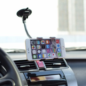 【硞寶】多功能車載手機(jī)支架車用吸盤式iPhone6支架蘋果通用汽車導(dǎo)航架子